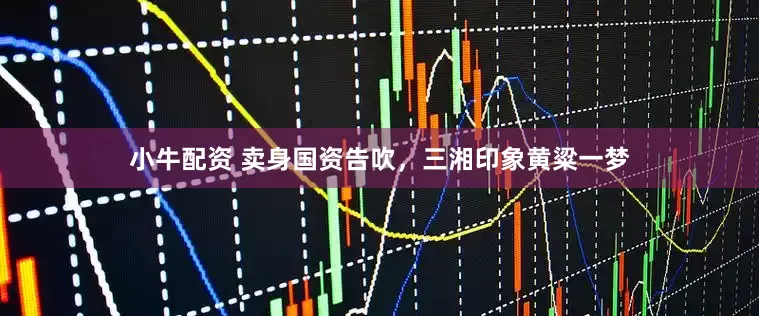 小牛配资 卖身国资告吹，三湘印象黄粱一梦